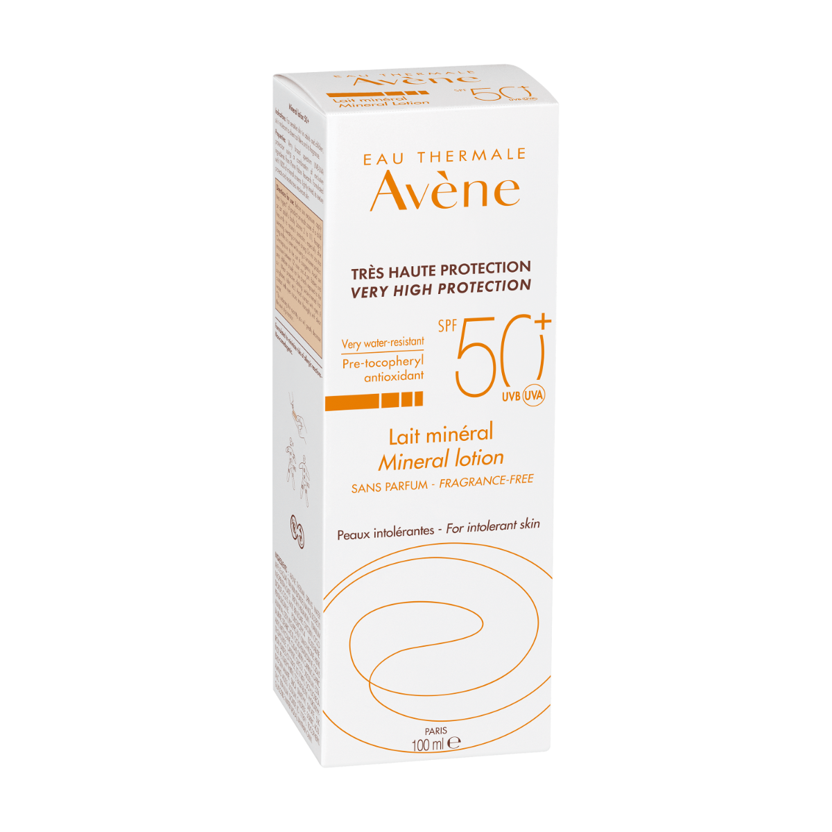 AVÈNE Sun SPF50+ minerālu losjons, 100ml - Produkta attēls 2