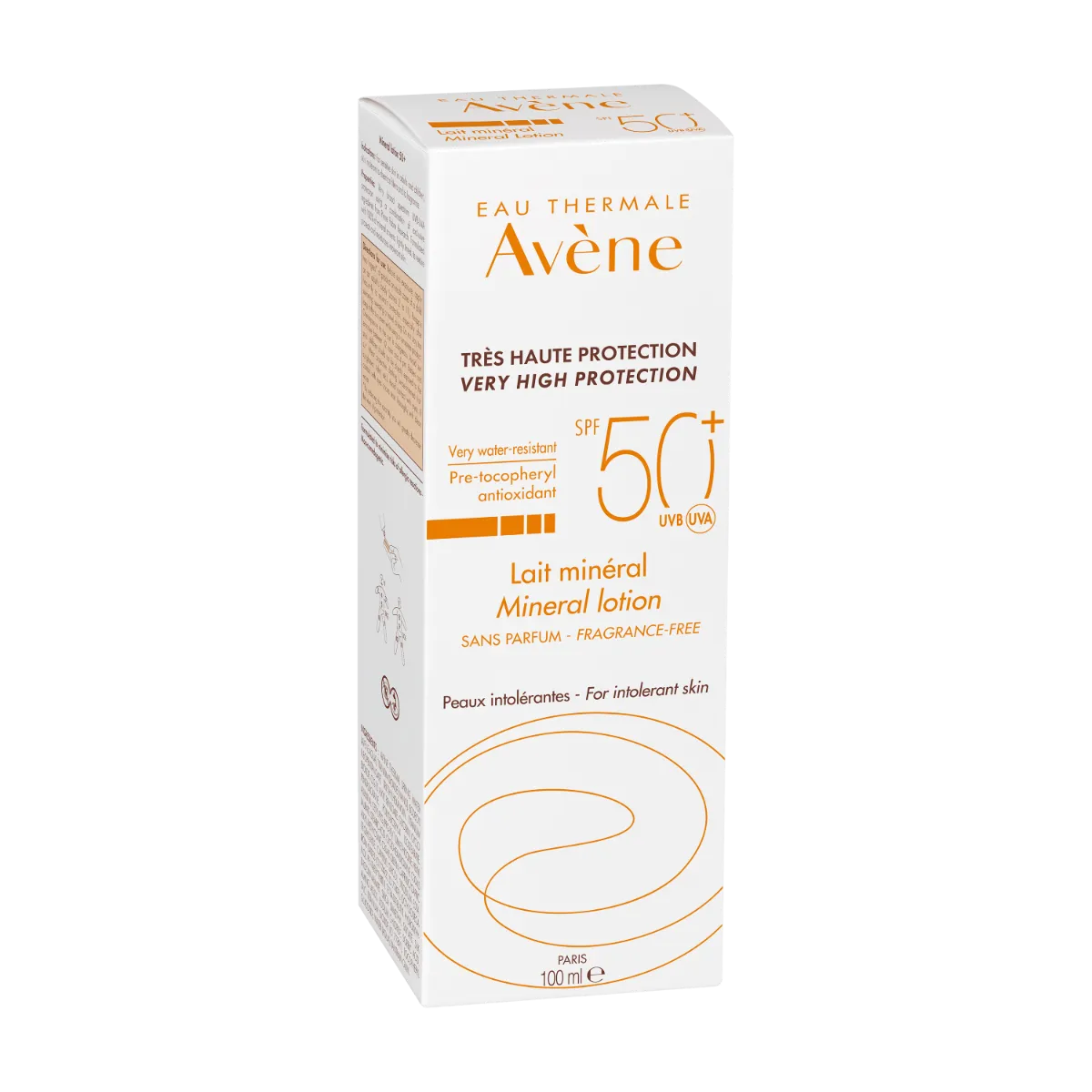 AVÈNE Sun SPF50+ minerālu losjons, 100ml - Produkta attēls 2