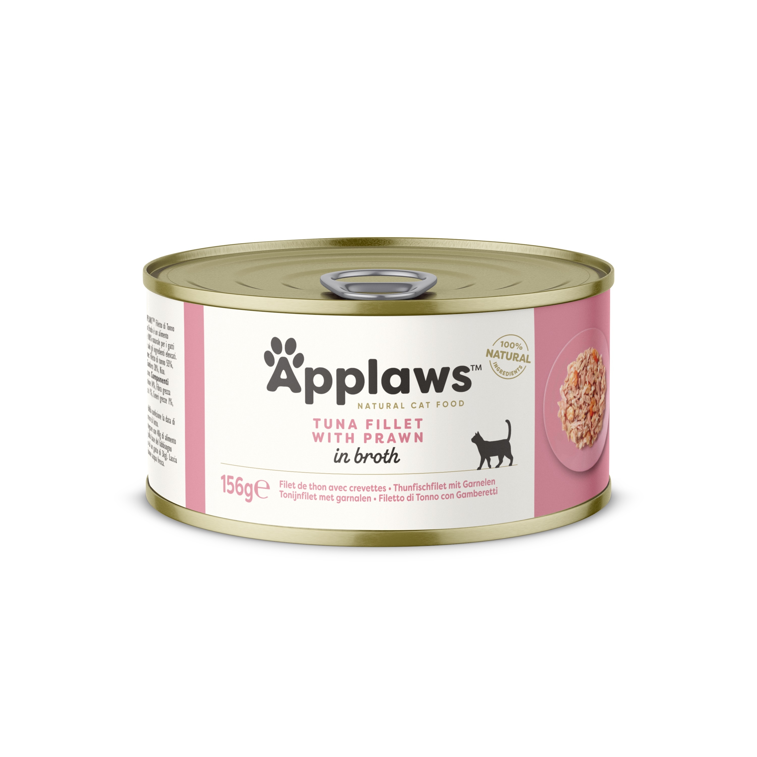 Applaws kaķu konservēta barība tuncis/garneles 156g - Produkta attēls 2