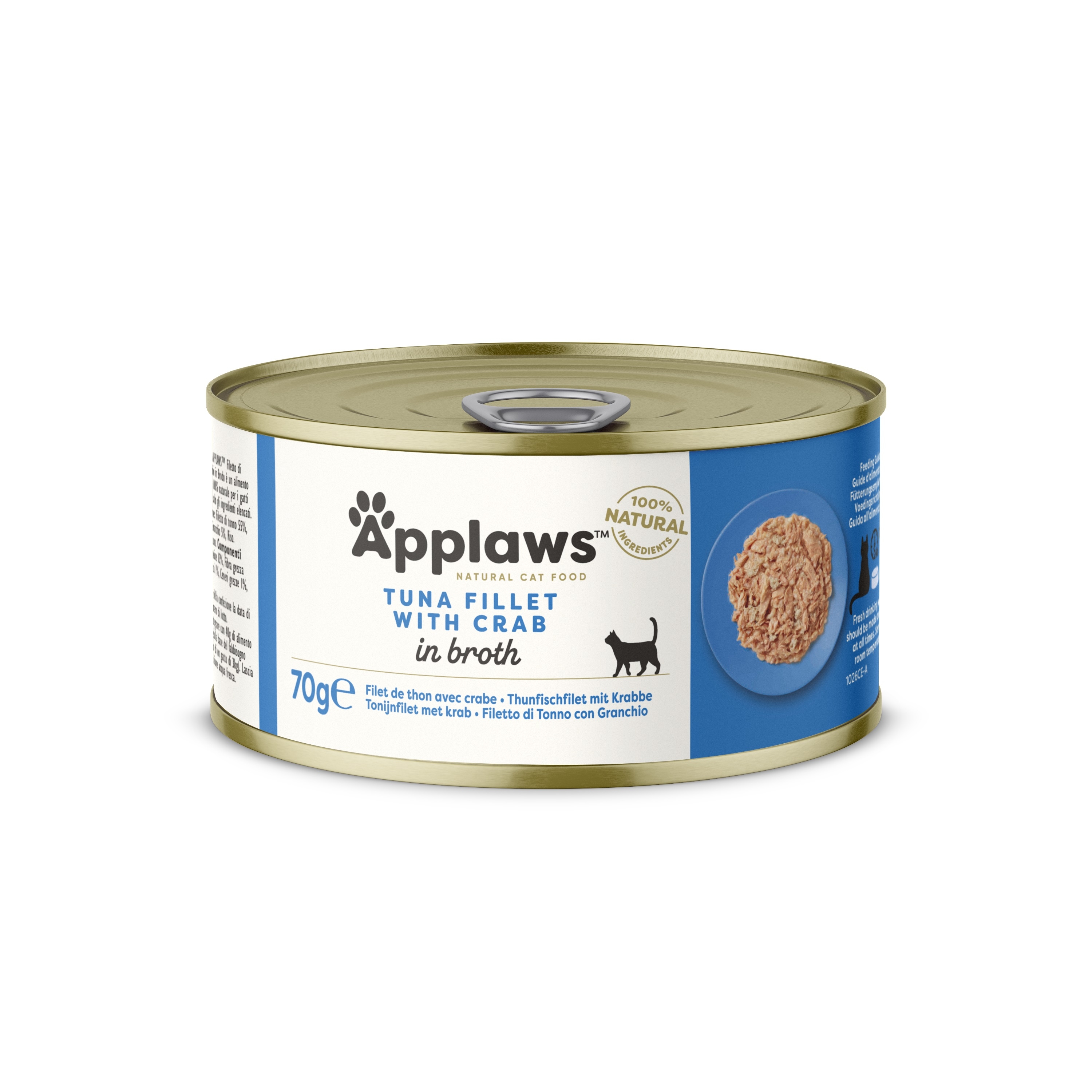 Applaws kaķu konservēta barība tuncis/krabis 70g - Produkta attēls 2