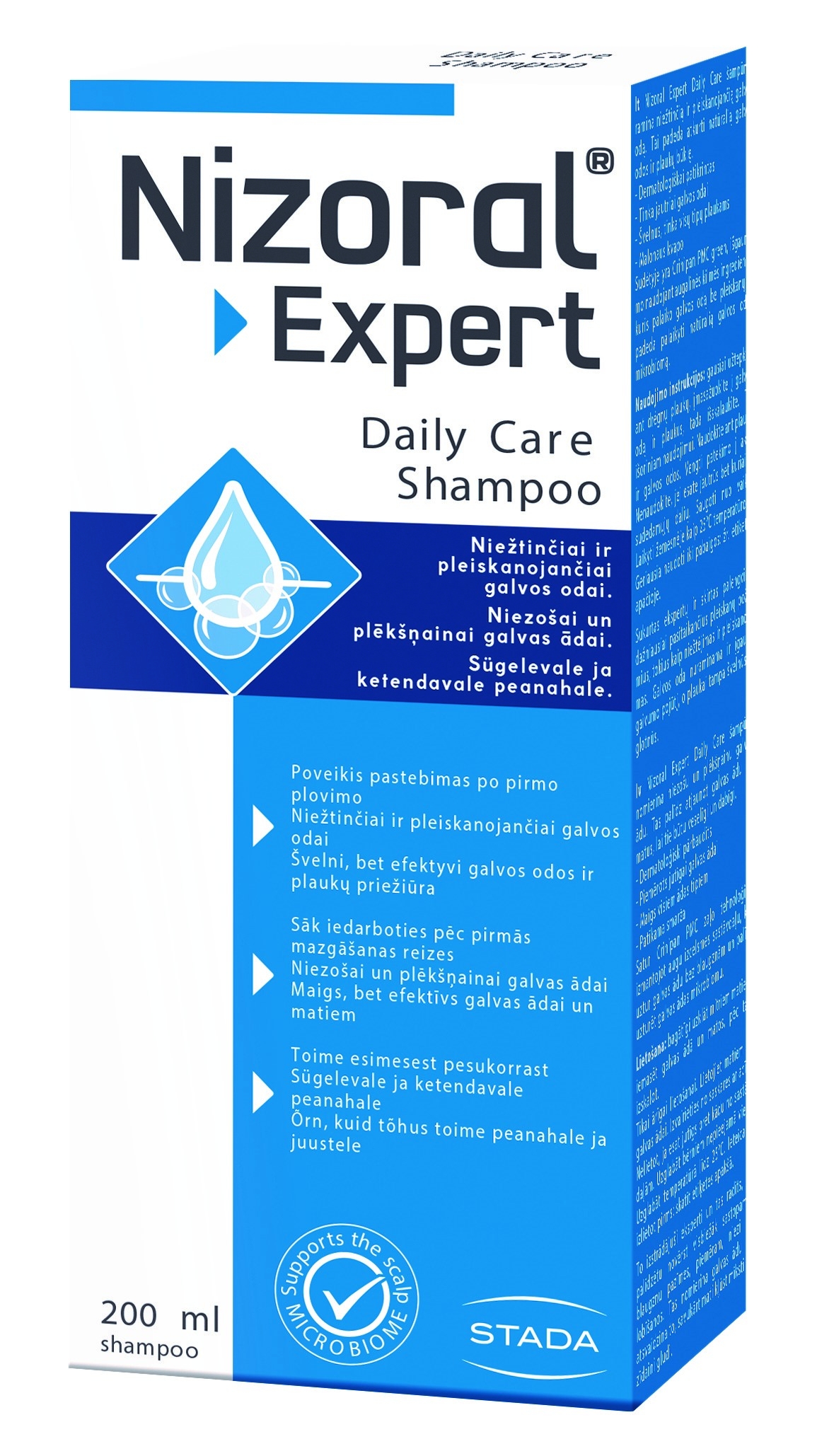 NIZORAL Expert daily care šampūns, 200 ml - Produkta attēls 2