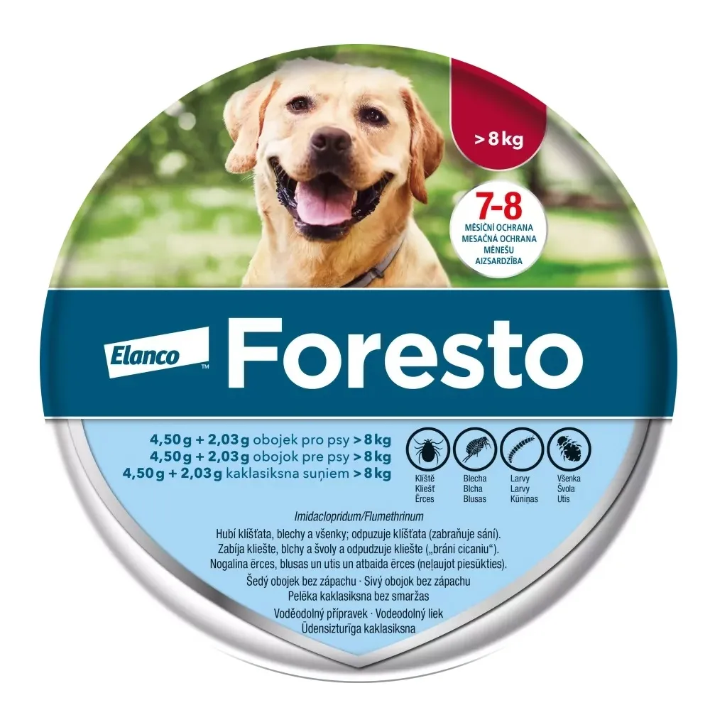 FORESTO 4.50+2.03G/G KAKLA SIKSNA 70CM SUŅIEM >8KG - Produkta attēls 3