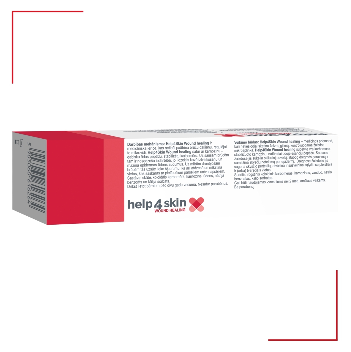 HELP4SKIN hidrokoloīda gels, 20 g - Produkta attēls 2