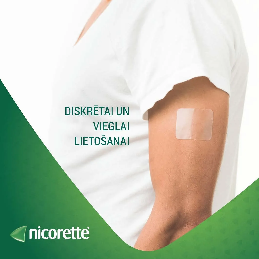 NICORETTE Set 15 mg/ 16 H transdermālie plāksteri, 7 gab. - Produkta attēls 3