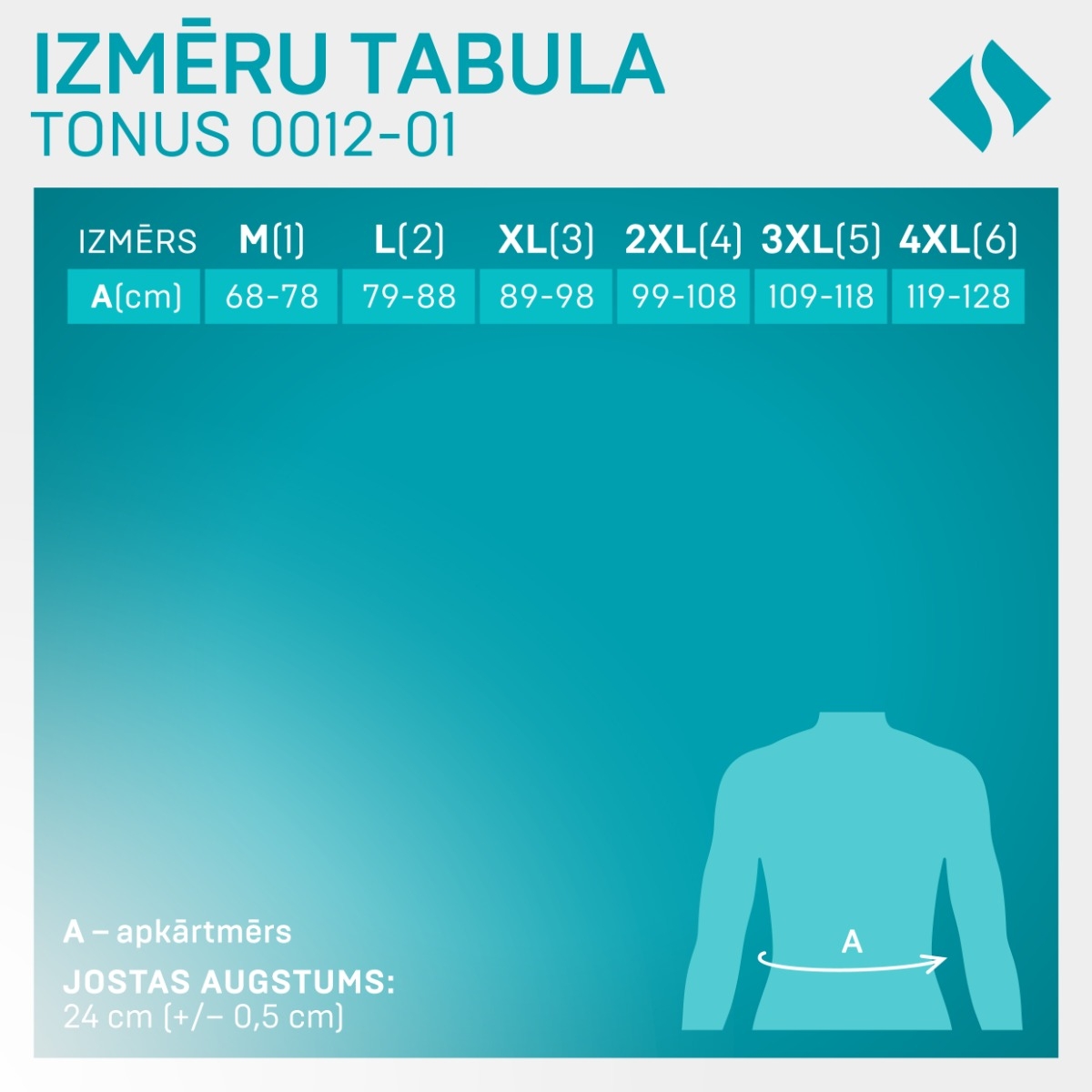TONUS ELAST 0012-01 Josta + metāla stiprinājumi NR.3 - Produkta attēls 2