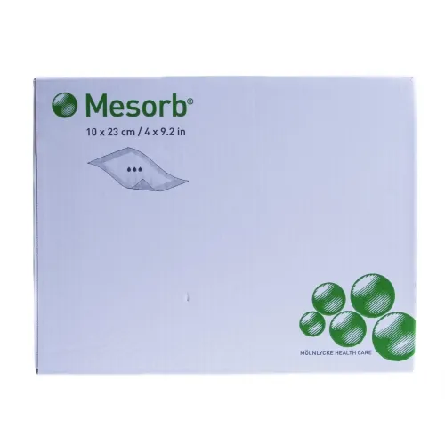 MESORB absorbējošs pārsējs 10 x 23cm, sterils, 50 gab.