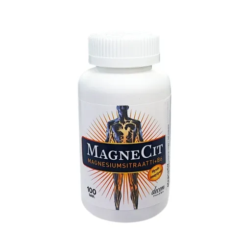 Product image of MAGNECIT magnija citrāts + B6 tabletes, 100 gab