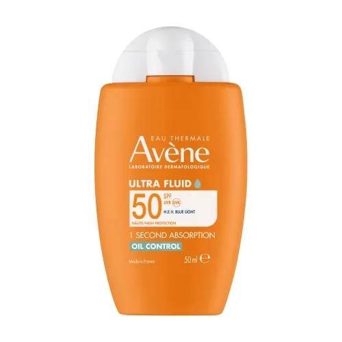 AVÈNE Sun Ultra - fluīds taukainai sejas ādai SPF50, 50 ml