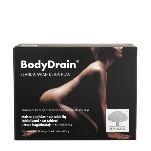 Product image of NEW NORDIC Body drain tabletes, 60 gab.