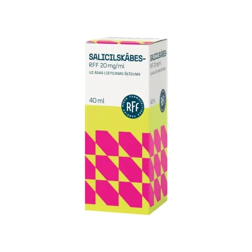 Product image of RFF Salicilskābes 2% spirta šķīdums, 40 ml