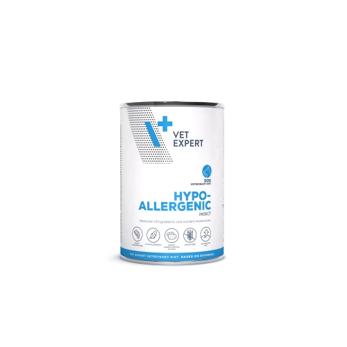 4T VD SUŅU HYPOALLERGENIC INSECT KONS 400G KUKAIŅU PROTEĪNS - Produkta attēls 