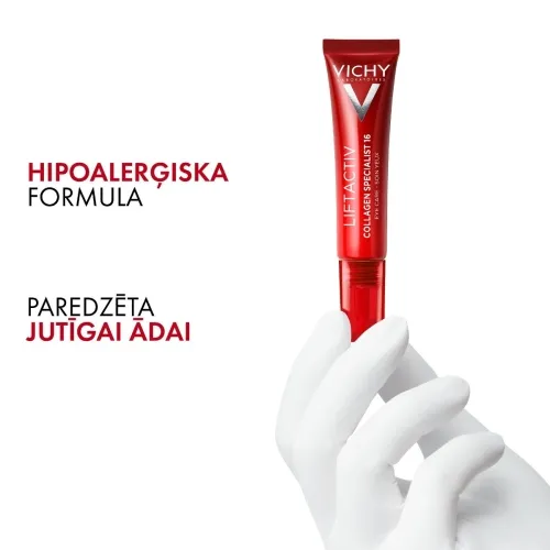VICHY Liftactiv Collagen Specialist 16 krēms ādai ap acīm, 15 ml - Produkta attēls 3