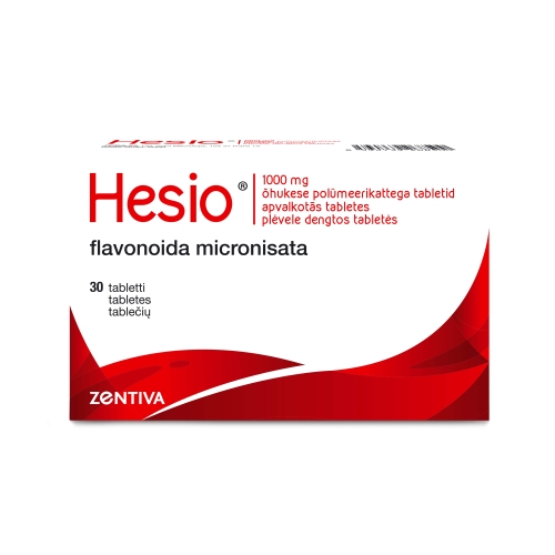 Product image of HESIO 1000mg tabletes, 30 gab.