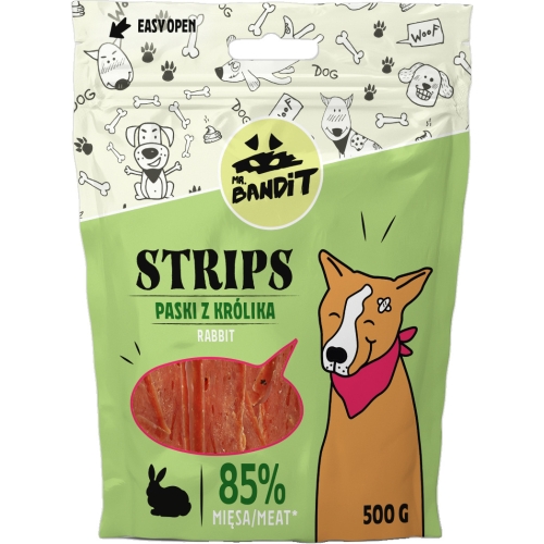 MR.BANDIT STRIPS TRUŠA PLĀNĀS STRĒMELES 500G - Produkta attēls 