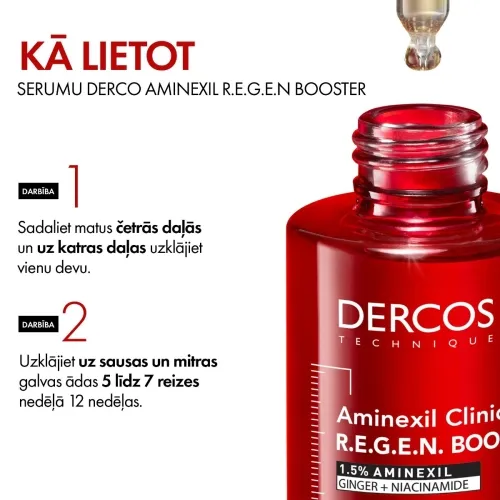 VICHY Dercos R.E.G.E.N matu serums 90ml - Produkta attēls 8