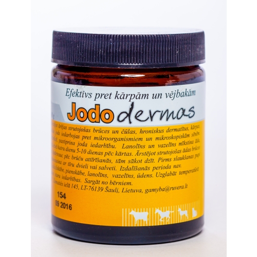 Latvia product data sample: JODODERMS 80G