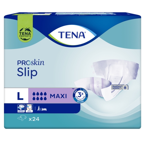 TENA Slip Maxi autiņbikses, L izmērs, 24 gab. - Produkta attēls 
