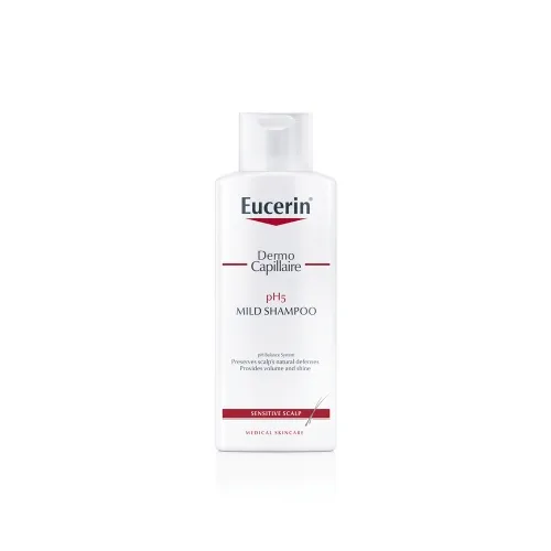 EUCERIN Dermocapillaire Ph5 šampūns jūtīgai galvas ādai, 250 ml