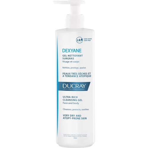 DUCRAY Dexyane Ultra-Rich attīrošs gels, 400ml - Produkta attēls 