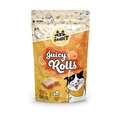 MR.BANDIT CAT MĪKSTI RULLĪŠI AR OLAS DZELTENUMU 40G - Produkta attēls 