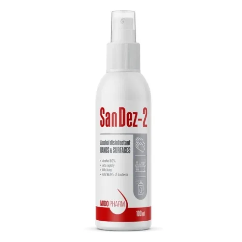 SANDEZ-2 dezinfekcijas līdzeklis rokām, 100 ml - Produkta attēls 