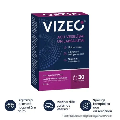 VIZEO® kapsulas, 30 gab. - Produkta attēls 1