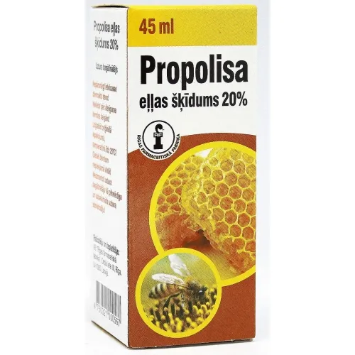 RFF Propolisa šķīdums 20% (saulespuķu eļļā), 45 ml - Produkta attēls 1