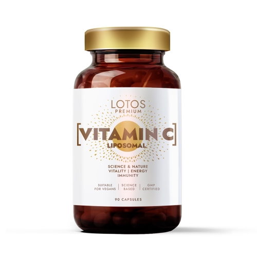 Product image of LOTOS PREMIUM Liposomal C vitamīns, 90 kapsulas