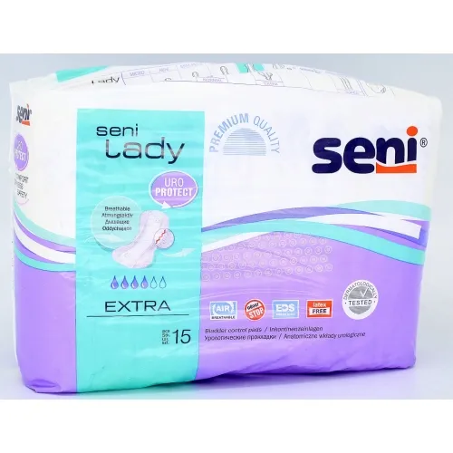 SENI LADY Slim Extra uroloģiskie ieliktņi, 15 gab. - Produkta attēls 1