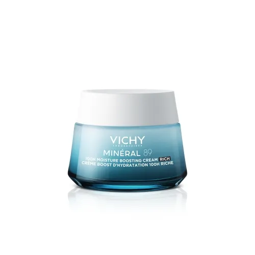 VICHY Minéral 89 bagātīgs mitrinošs un atjaunojošs krēms 100h, 50 ml
