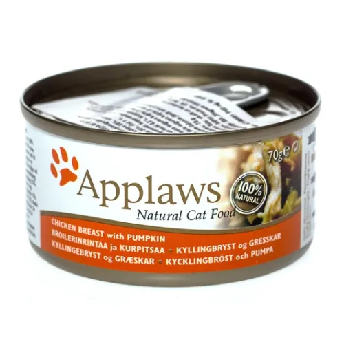 Applaws kaķu konservēta barība vista/ķirbis 70g - Produkta attēls 