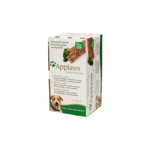 Applaws suņu pastēte izlase vista/jērs/lasis 150g N5 (6256) - Produkta attēls 