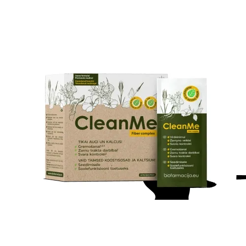 Product image of CLEAN ME ar inulīnu pulveris paciņās, 20 gab