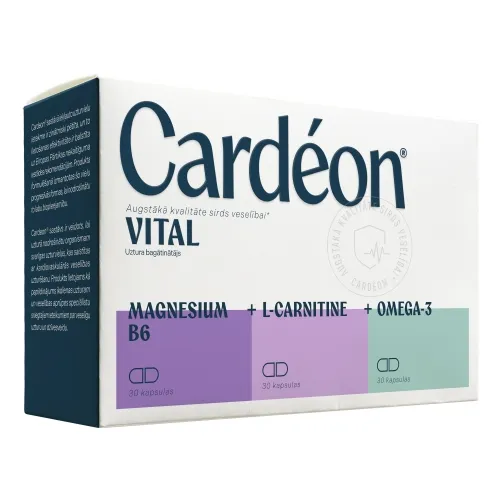 CARDEON Vital kapsulas, 90 gab - Produkta attēls 