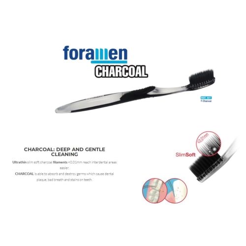 Product image of FORAMEN Zobu suka ar aktīvo ogli; 601