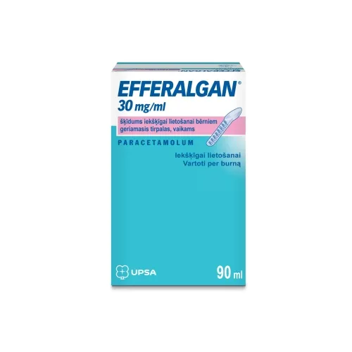 Product image of EFFERALGAN PEDIATRIC 30MG/ML ŠĶĪD+KAROTE 90ML