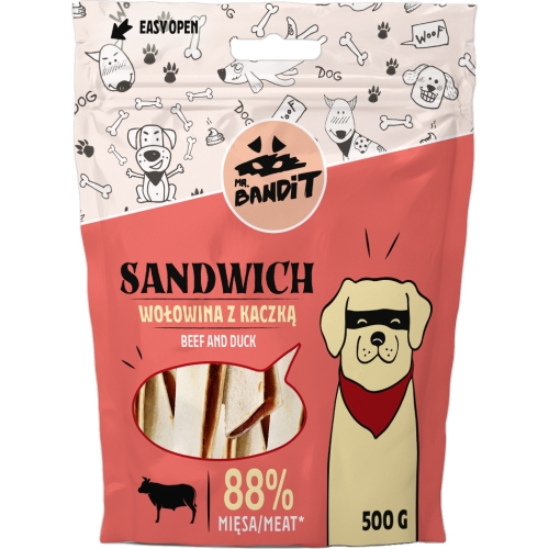 Product image of MR.BANDIT SANDWICH KĀRTAINS LIELLOPS AR PĪLI 500G
