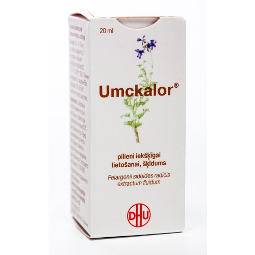 Product image of UMCKALOR® šķīdums, 20 ml