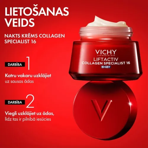 VICHY Liftactiv Collagen Specialist 16 nakts krēms, 50 ml - Produkta attēls 1