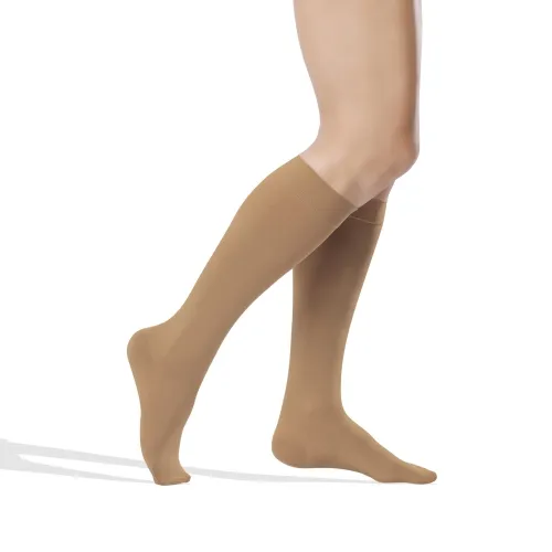 TONUS ELAST 0401 LUX vēnu zeķes pusgarās (18-21 mm) 2.aug. NR.4 (karameļu krāsa)