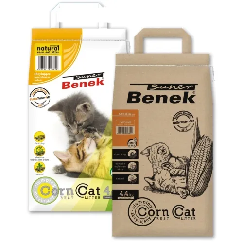 Certech Benek Corn Cat kukurūzas pakaiši Natural, 7L - Produkta attēls 