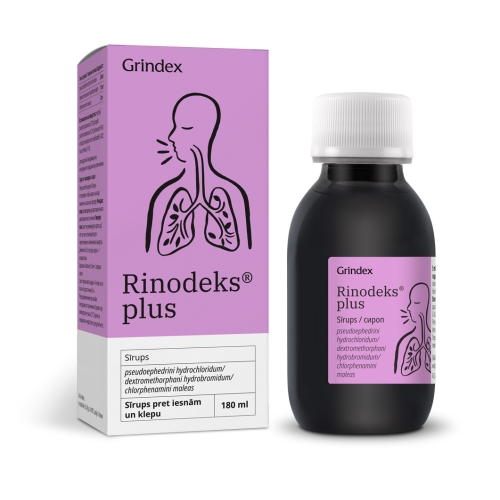 RINODEKS Plus sīrups, 180 ml