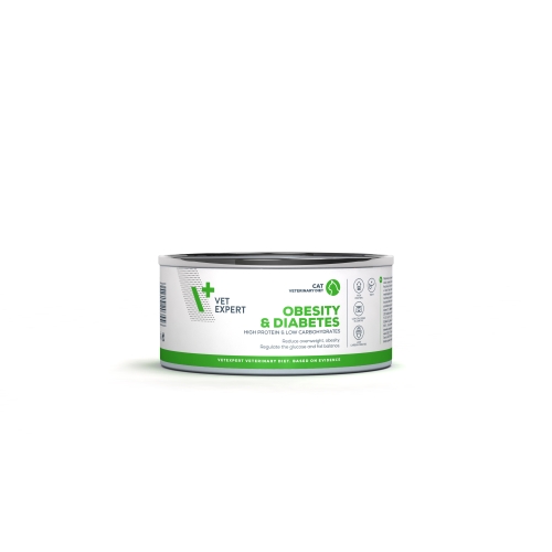 4T VD KAĶU OBESITY &DIABETES KONS 100G - Produkta attēls 