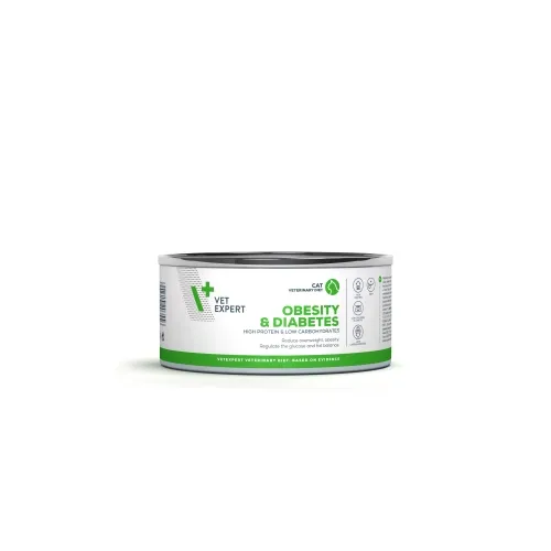 4T VD KAĶU OBESITY &DIABETES KONS 100G - Produkta attēls 