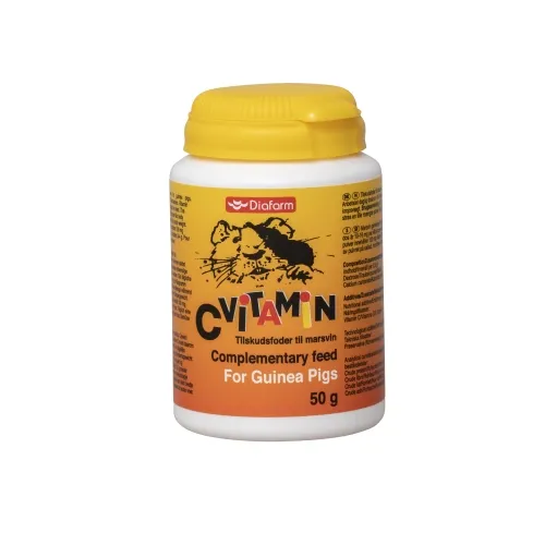 Product image of Diafarm C vitamīna pulveris jūrascūciņām 50g