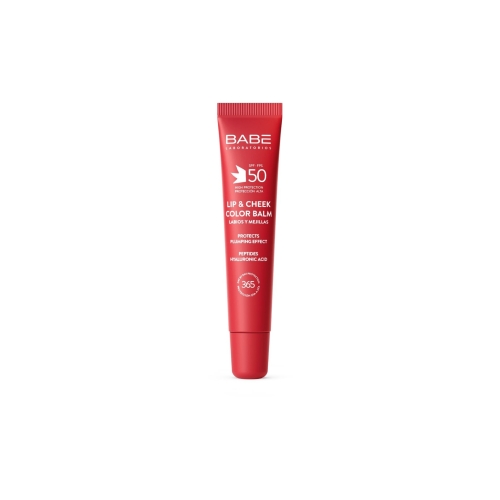 Product image of BABE LIP & CHEEK SPF50 BALZAMS LŪPĀM UN VAIGIEM SARKANS 20ML