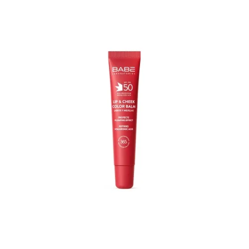 BABE LIP & CHEEK SPF50 BALZAMS LŪPĀM UN VAIGIEM SARKANS 20ML