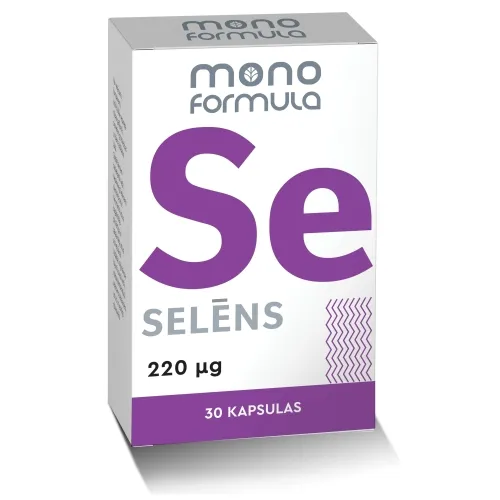 MONO FORMULA Selēns Se kapsulas, 30 gab.