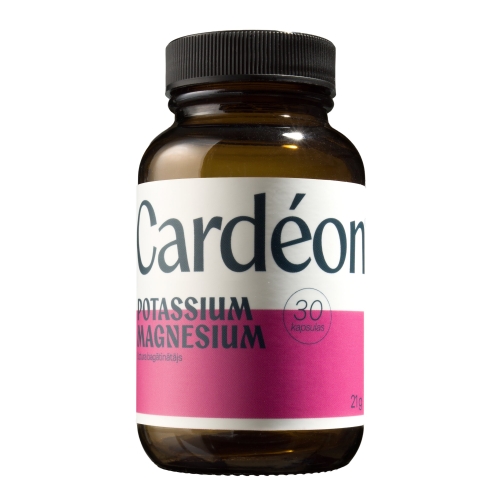 Product image of CARDEON magnija citrāts + kālijs kapsulas, 30 gab