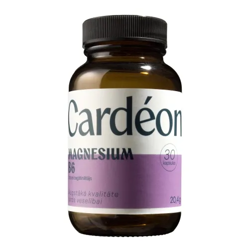 Product image of CARDEON magnija malāts + B6 kapsulas, 30 gab